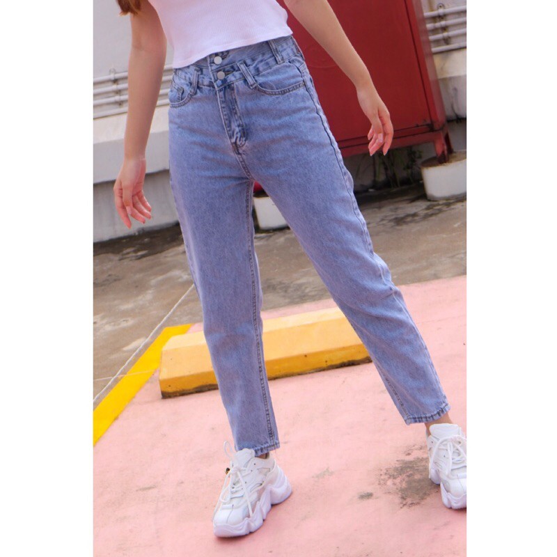 VIERLIN - Jeans 8622 - HW BOYFRIEND JEANS IMPORT