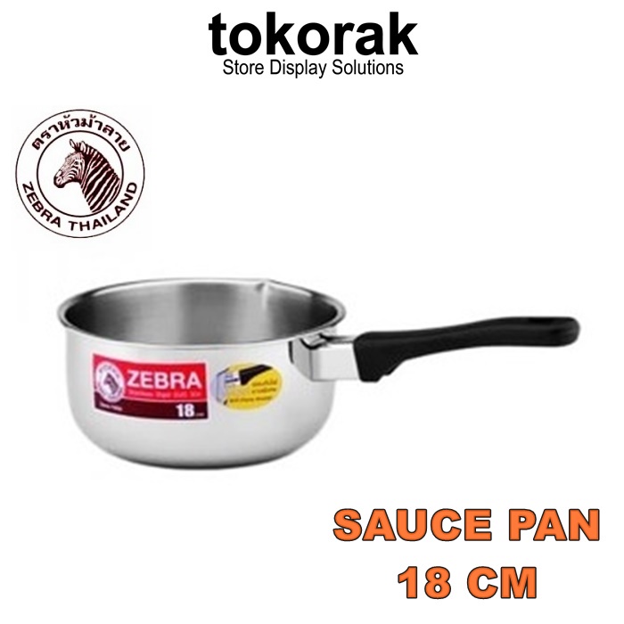 PANCI SUSU ZEBRA SAUCE PAN 18 CM 166308 - PANCI INDOMIE STAINLESS