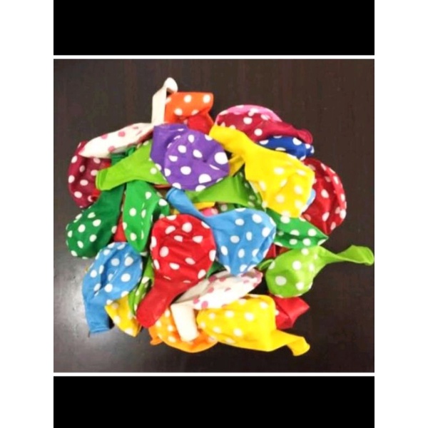 3 karunia balon motif pukadot isi 100ps