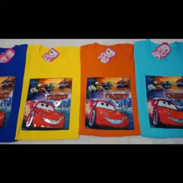 Kaos anak led musik 1-12 tahun lengan pendek cewek cowok bisa request karakter