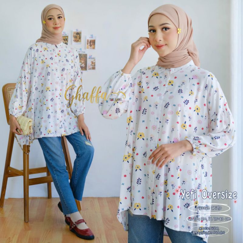 GHAFFA BERLABEL YEFI OVERSIZE ORIGINAL BY GHAFFA THE LABEL [100% ORIGINAL BRAND]