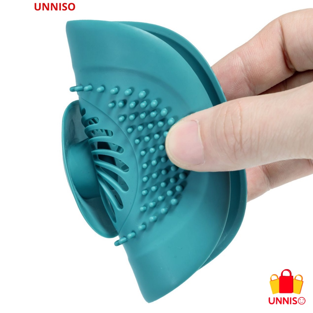 UNNISO - Sink Filter Floor Drain Silicone Penyaring Rambut Kotoran FD1