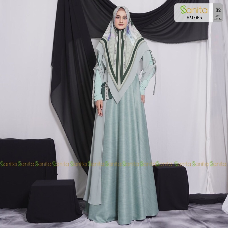 Salora Syari Original By Sanita (READY SIAP KIRIM)