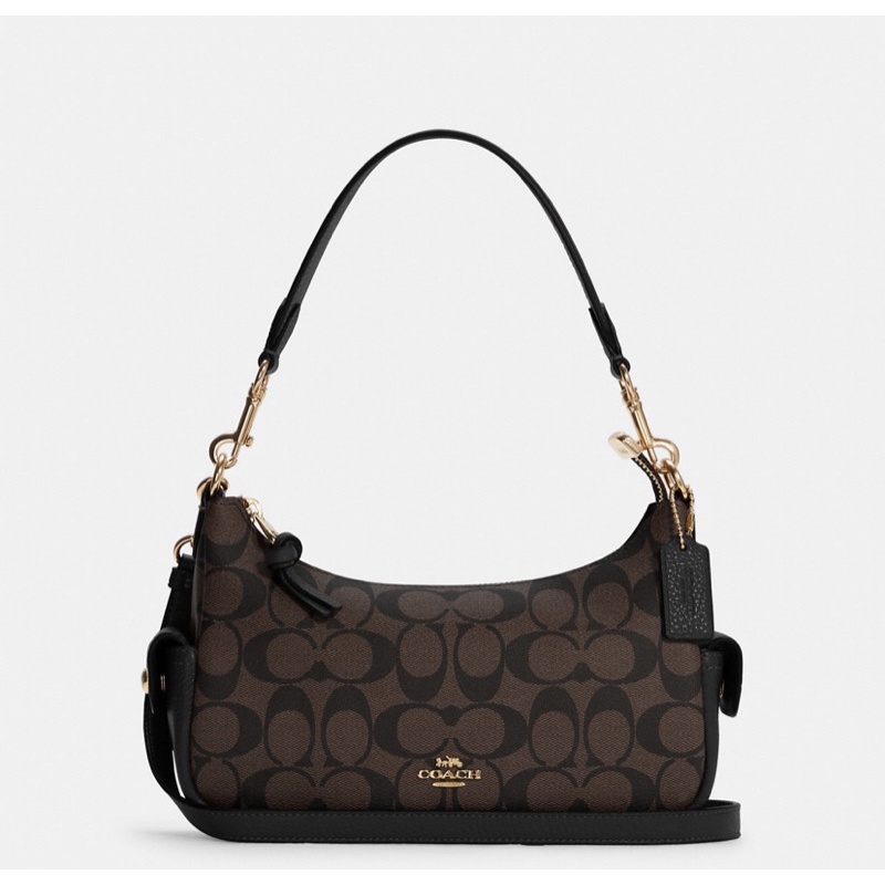 Coach Pennie Shoulder Bag 25 in Signature Canvas (C7223)