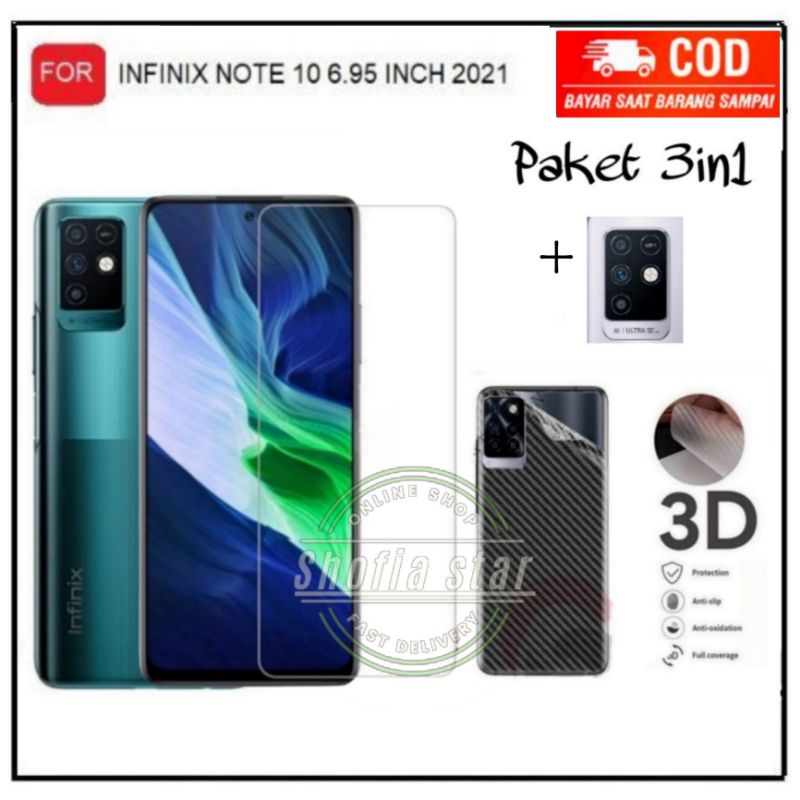 PROMO 3IN1 Tempered Glass Bening INFINIX NOTE 11s 11 Pro 11 NFC 10 10 Pro  7  8 HOT 11s NfC 10 HOT 11 PLAY 10 PLAY HOT 9 PLAY HOT 10S Anti Gores Kaca Full Layar High Qiality