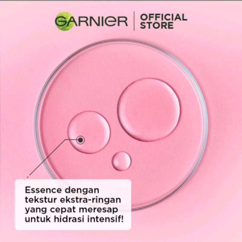 Garnier Sakura Glow Hyaluron Water - Glow Essence Skin Care (Untuk Kulit Glowing Dari Dalam) - 30ml