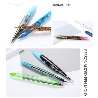 Cetakan Resin Epoksi Uv Pulpen Holder Bahan Silikon Untuk Kerajinan Seni Handmade Ballpoint Pen Bolpoin Casting Mold Penholder Silicone Mold DIY Art Craft Bahan Silicon Silicone Membuat Perhiasan Aksesoris Accessories Prakarya Craft Grosir Prakarya Malang