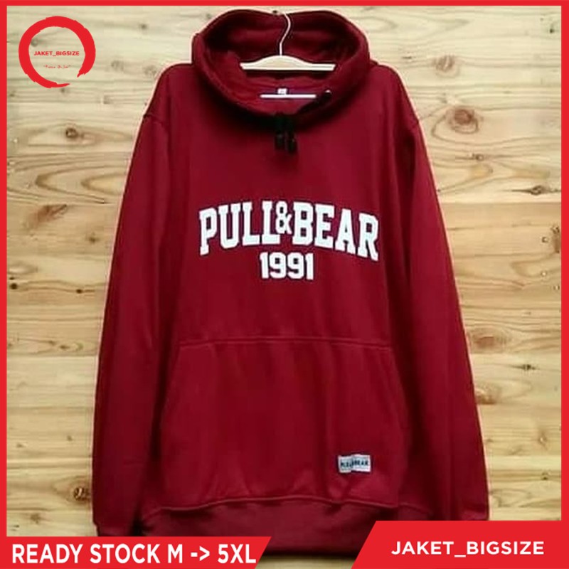 JAKET HOODIE JUMBO  BIG SIZE UKURAN S M L XL XXL XXXL XXXXL XXXXXL HITAM MAROON PUTIH