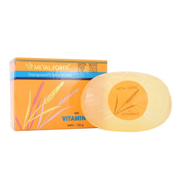 ❤MURAH & JAMINAN ORI❤ 125gr - Sabun Fortis Padi Vit E Besar / Metal Fortis Soap Vit E 125 gr