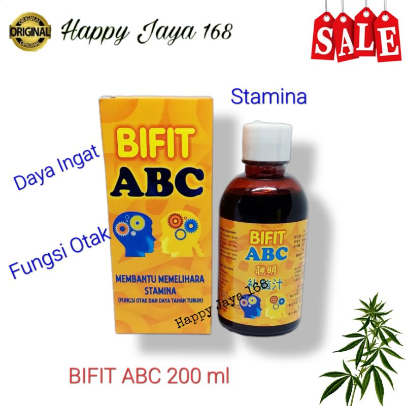 BIFIT ABC Suplemen Otak Daya Ingat Kecerdasan Insomnia Anemia 200 ml