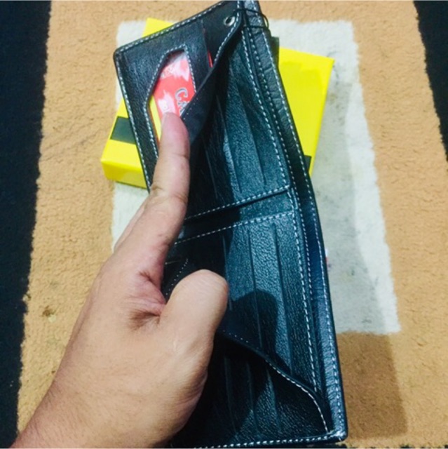 dompet lipat biasa pria bahan kulit sintetis lokal model keren #dompet #dompetlipat #dompetcowok