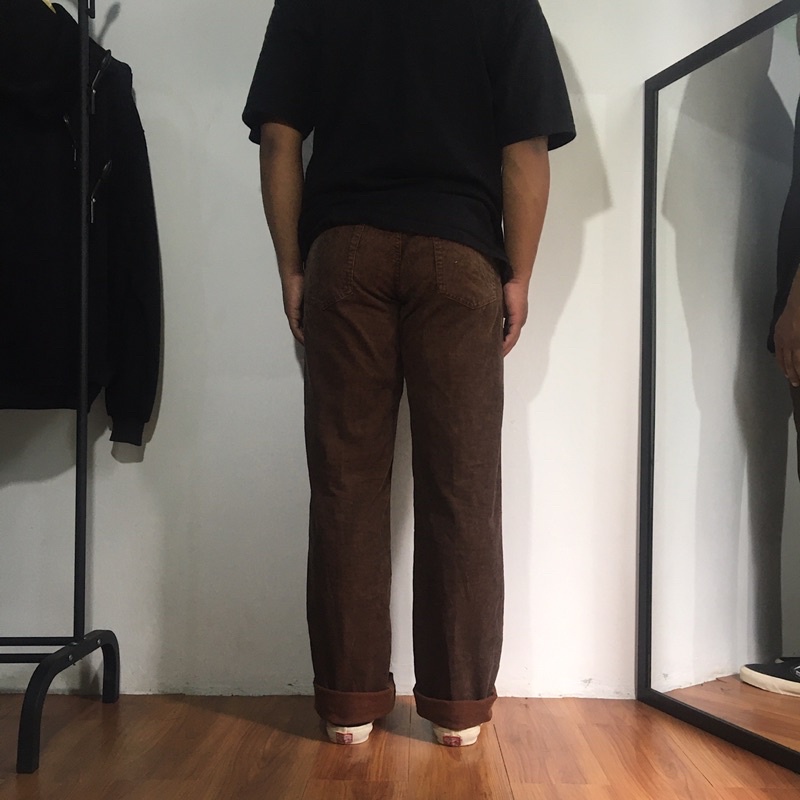 EDWIN 503 CORDUROY JEANS DARKBROWN