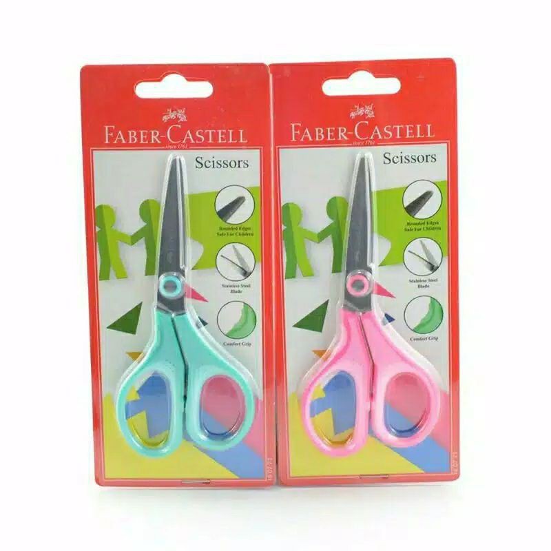 

Gunting Kertas Anak Stainless Faber Castell 1871