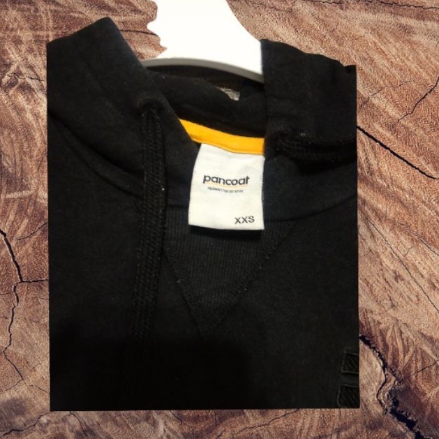 Hoodie Pancoat black Hoodie original secondbrand