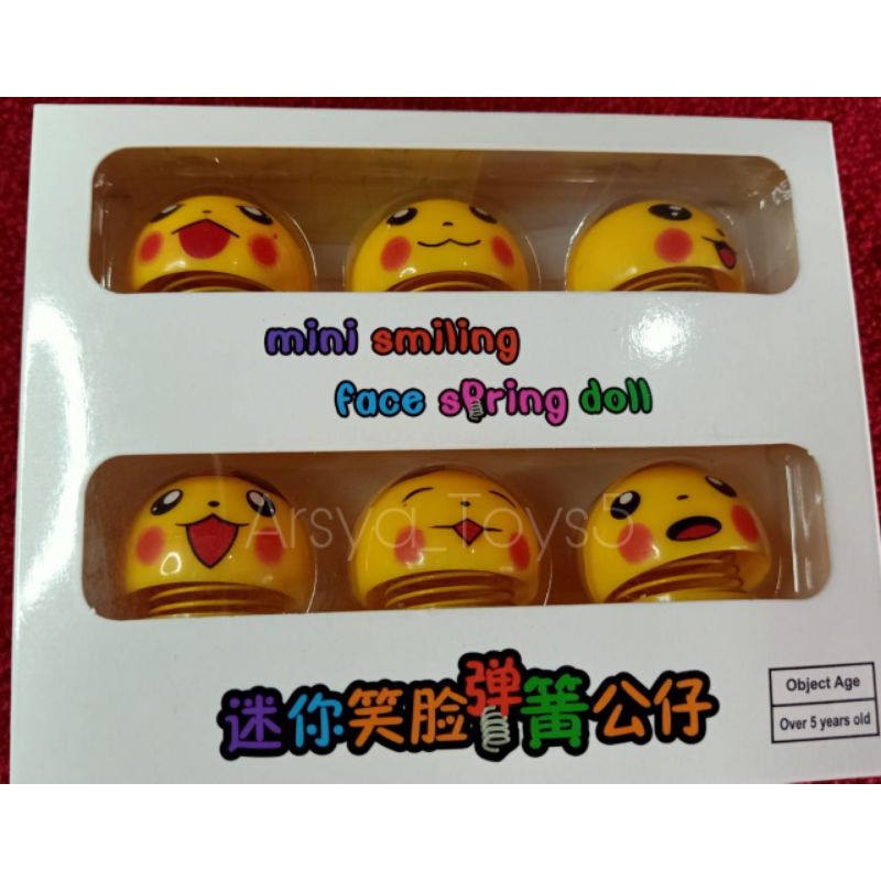 SRING DOLL MINI BONEKA EMOJI/PAJANGAN BONEKA SMILE PER GOYANG