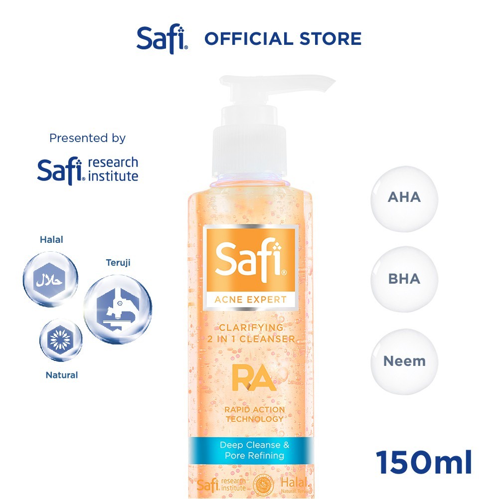 Safi Acne Expert Clarifying 2 in 1 Cleanser 150ml