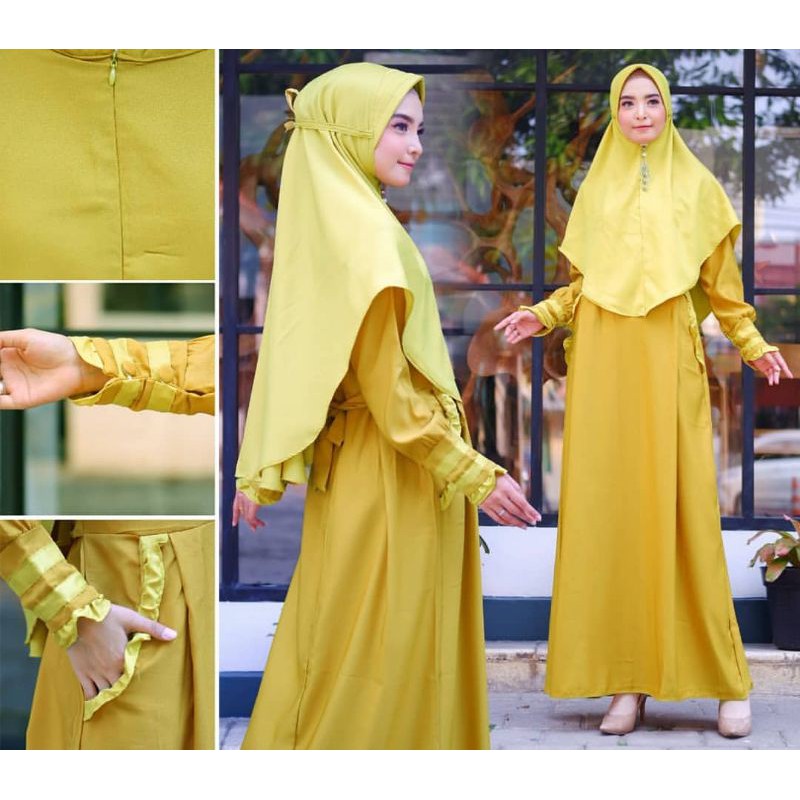 Isyana Syari , DRESS MUSLIM, baju wanita, baju gamis, dress, gamis, Baju gamis, fashion wanita