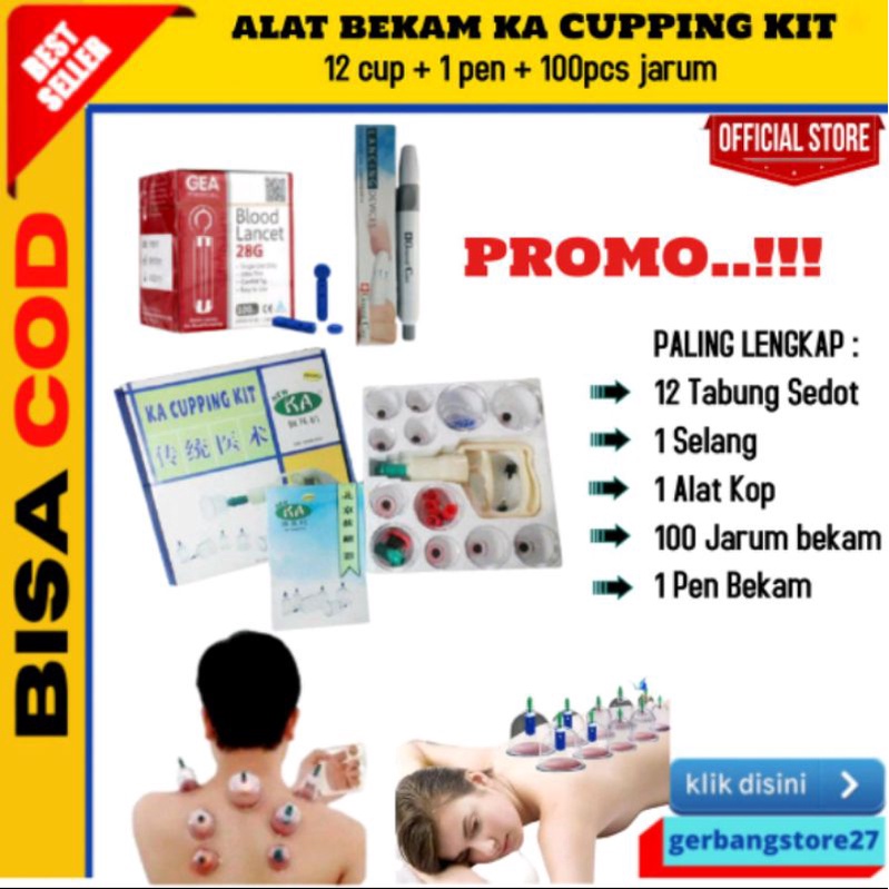 ALAT TERAPI BEKAM KOP BEKAM 12 CUP ALAT TERAPI KESEHATAN KOP ANGIN