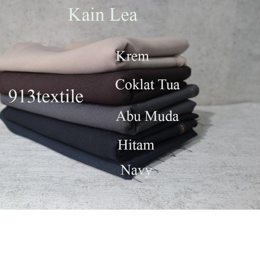 Bahan Kain Denim Lea Gabardine Permanent Press Celana Formal
