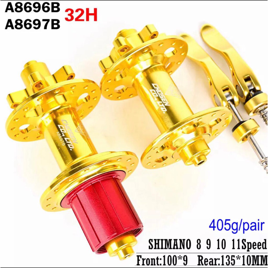 Hub Freehub Sepeda Jangkrik 32H Chosen Alfa IBR Bearing