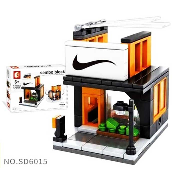 MAINAN SEMBO NIKE 121PCS NI KE SPORT STATION SD6015 UNTUK 6 TAHUN+