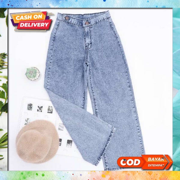 Celans Jeans Remaja Cewek Pants Panjang Remaja Dewasa Celana Kulot Wanita Clana Bawahan Premium Impo
