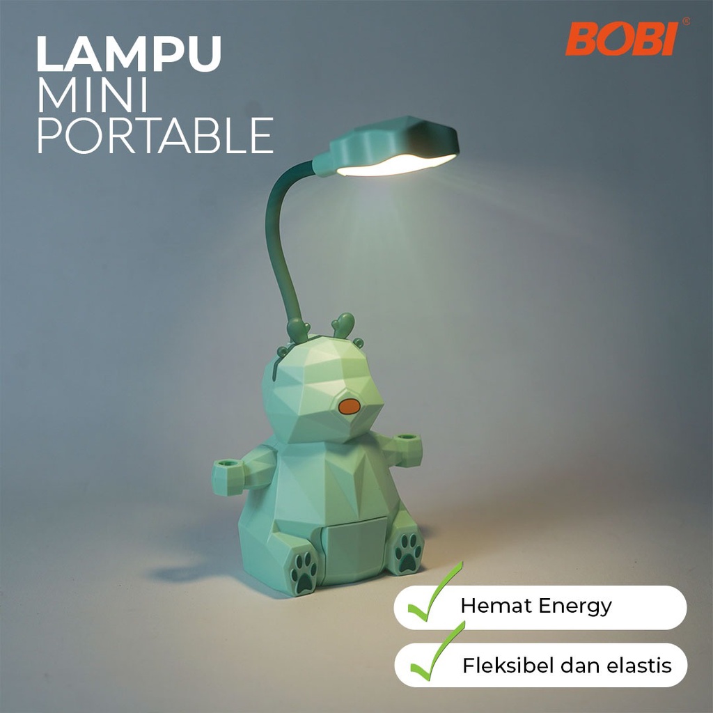 Lampu Tidur kode YC6800-6  LED Lucu / Lampu Tidur atau Lampu Belajar  Merk Bobi - Warna Random