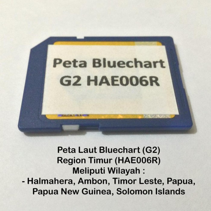 

DISKON SPESIAL PETA LAUT BLUECHART INDONESIA REGION TIMUR 006 UTK GPS GARMIN 585 420S TERBARU