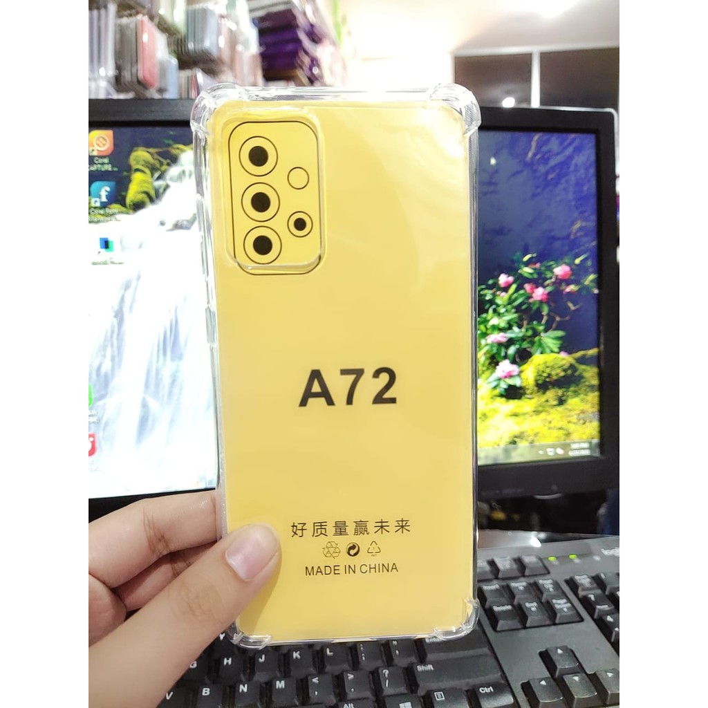 Anti Crack Samsung A52 4G 6.5 A72 4G 6.7 Soft Case Anti Shock Jelly Tahan Benturan