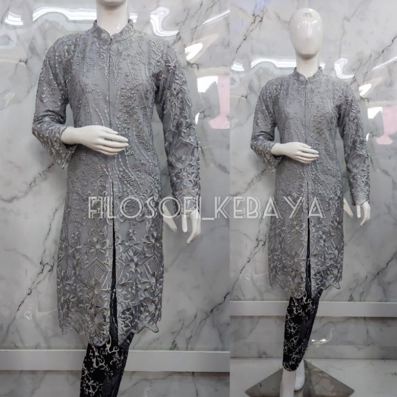 AZURAH SCRAF // SET KEBAYA KURUNG TILLE MELAYU // KEBAYA PESTA BUSUI FRIENDLY TERBARU // TUNIK KEBAYA MODERN // BISA ATASAN AJA KEBAYA KURUNG MALAYSIA