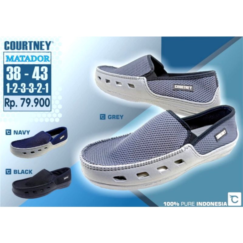 sepatu pria Ardiles Courtney orginal 100% slip on kekinian Trendy keren elegant