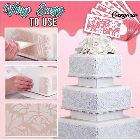 Cake Stencil - Border Lace GCS20_03 (22x16cm)