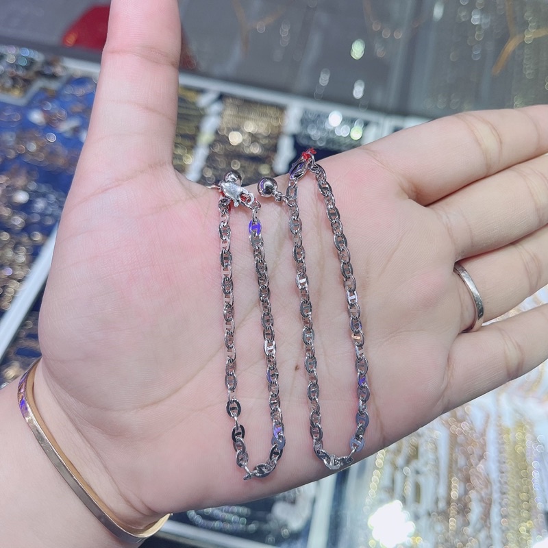 gelang rantai megan mas putih