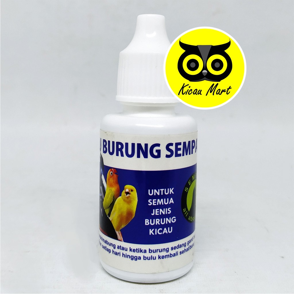 PENUMBUH BULU BURUNG SEMPATI OBAT CABUT BULU RONTOK KUSAM BOTAK UNTUK MURAI KACER LOVEBIRD OBNUMBUH