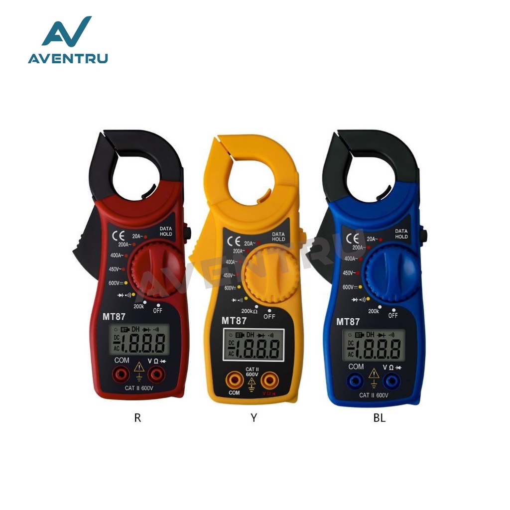 MT87 Digital Clamp Meter Tang Ampere Multimeter MT-87 Kabel Tester