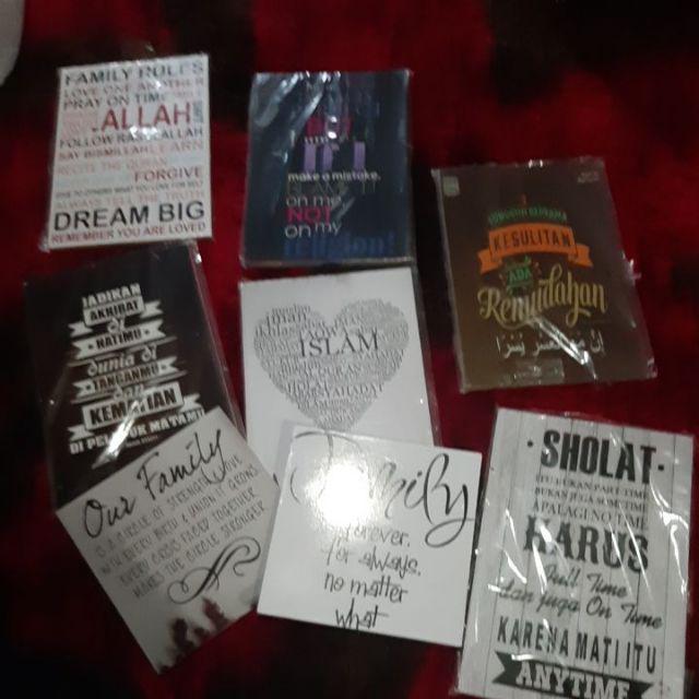 Hiasan Dinding Poster Kayu Al-233