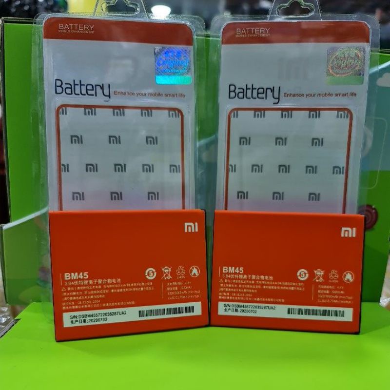 battery batrai baterai baterei REDMI BM45 Redmi NOTE2