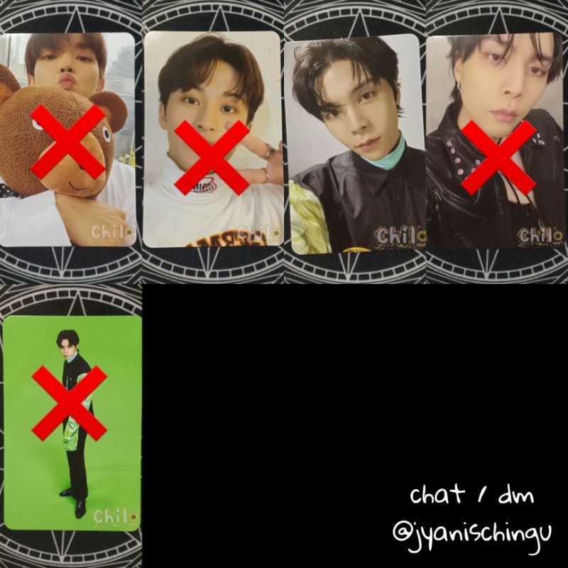 PC TAEYONG BONEKA MARK AR SELCA JEWEL JOHNNY STICKY STICKER CLIP