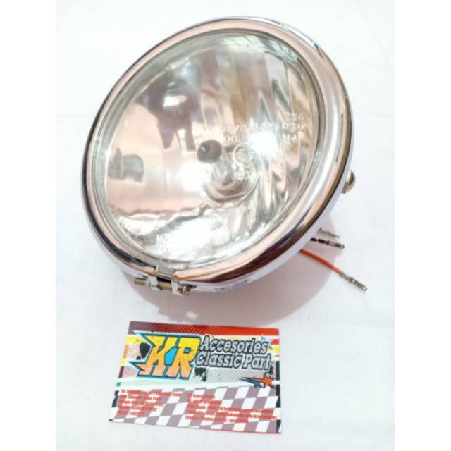 Headlamp Jute kaca bening