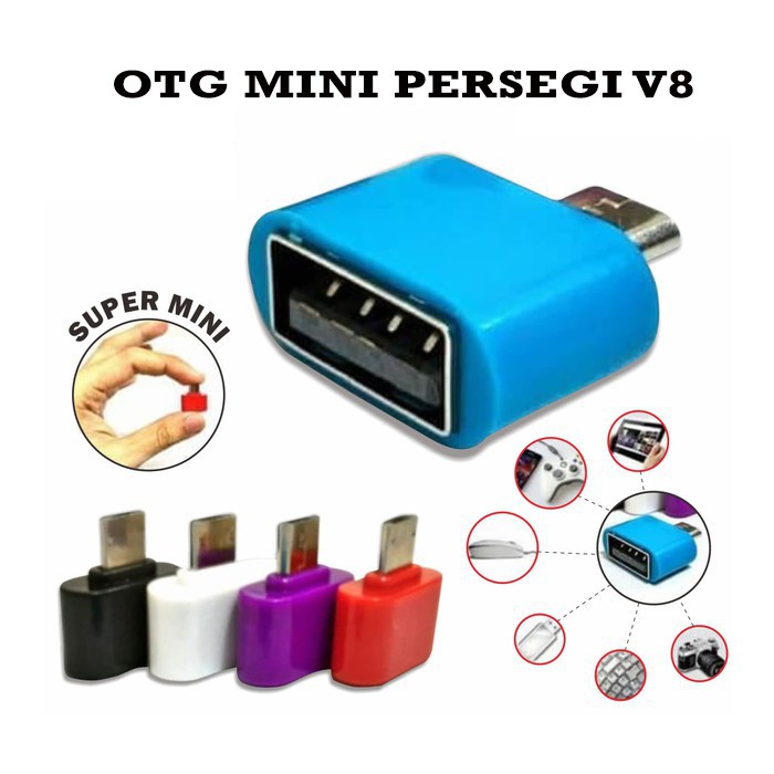 CONNECTOR CONVERTER USB OTG ON THE GO MINI V8 PERSEGI Micro USB TO Port Konektor USB UNIVERSAL