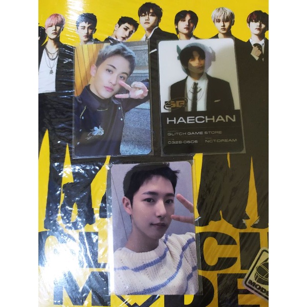 unsealed NCT Dream Glitch mode Scratch ver bene sm store