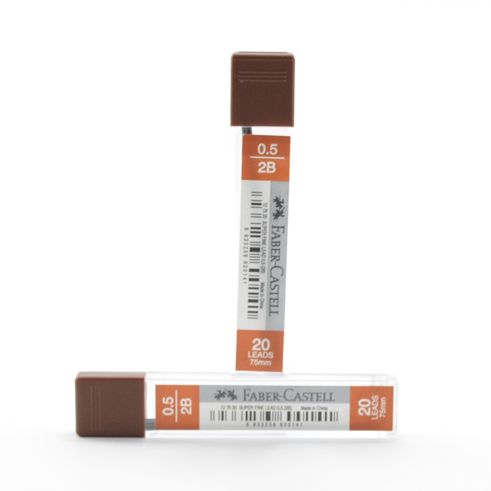 

Refill Isi Pensil Mekanik Faber Castell 2B Lead 0.5 MM Per Box