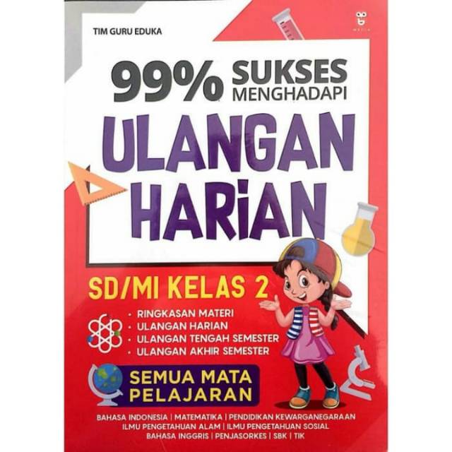 Buku 99 Sukses Menghadapi Ulangan Harian Sd Mi Kelas 2 Buku Ujian Harian Kelas 2 Buku Test Kelas2 Indonesia