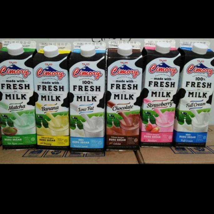 

[COD] Cimory Fresh Milk Pasteurisasi 950ml 1 dus isi 12pcs bisa mix PROMO [COD]