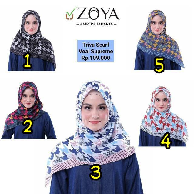 TRIVA SCARF PREMIUM ZOYA