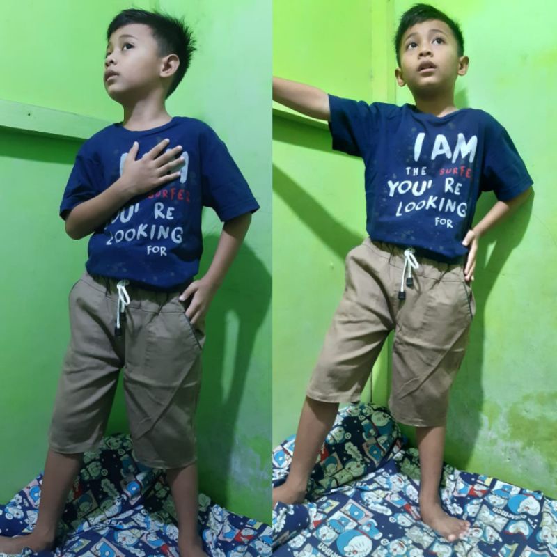 CELANA CHINO MOTIF ANAK COWOK 7  SAMPAI 10 TAHUN