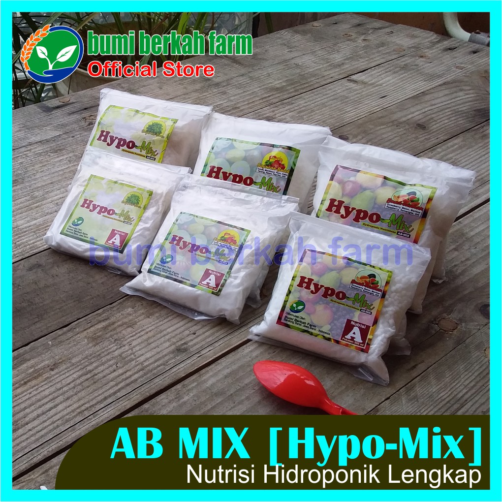 AB Mix Sayur Daun, Sayur Buah dan Buah 500 gram (1 Liter) - HypoMix