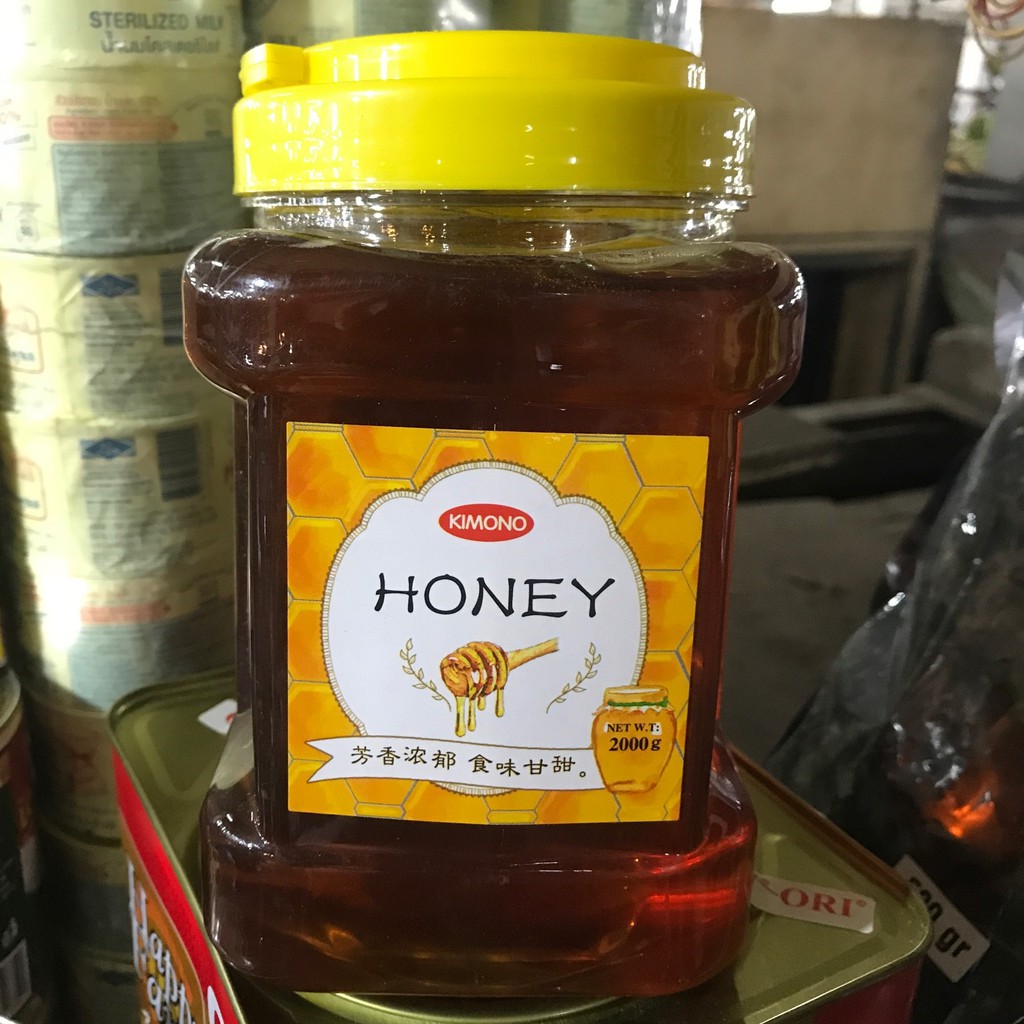 

2KG MADU MURNI KIMONO RRC BOTOL PLASTIK SUDAH ADA BPOM MADU ENAK MADU BERSIH NATURAL HONEY