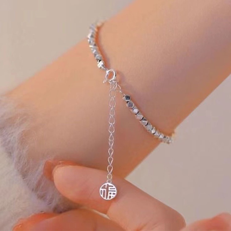Perhiasan Gelang Perak Bahan Alloy Untuk Wanita
