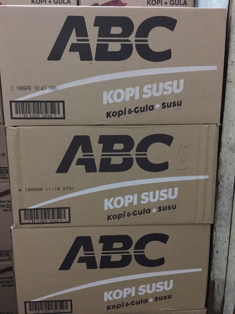 Kopi ABC Susu Dus / Kopi Susu ABC Karton / Kopi ABC sachet Renceng / Kopi ABC 6bag x 20bks x 31g